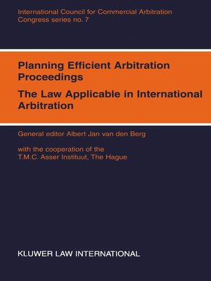 cover image of Planning Efficient Arbitration Proceedings